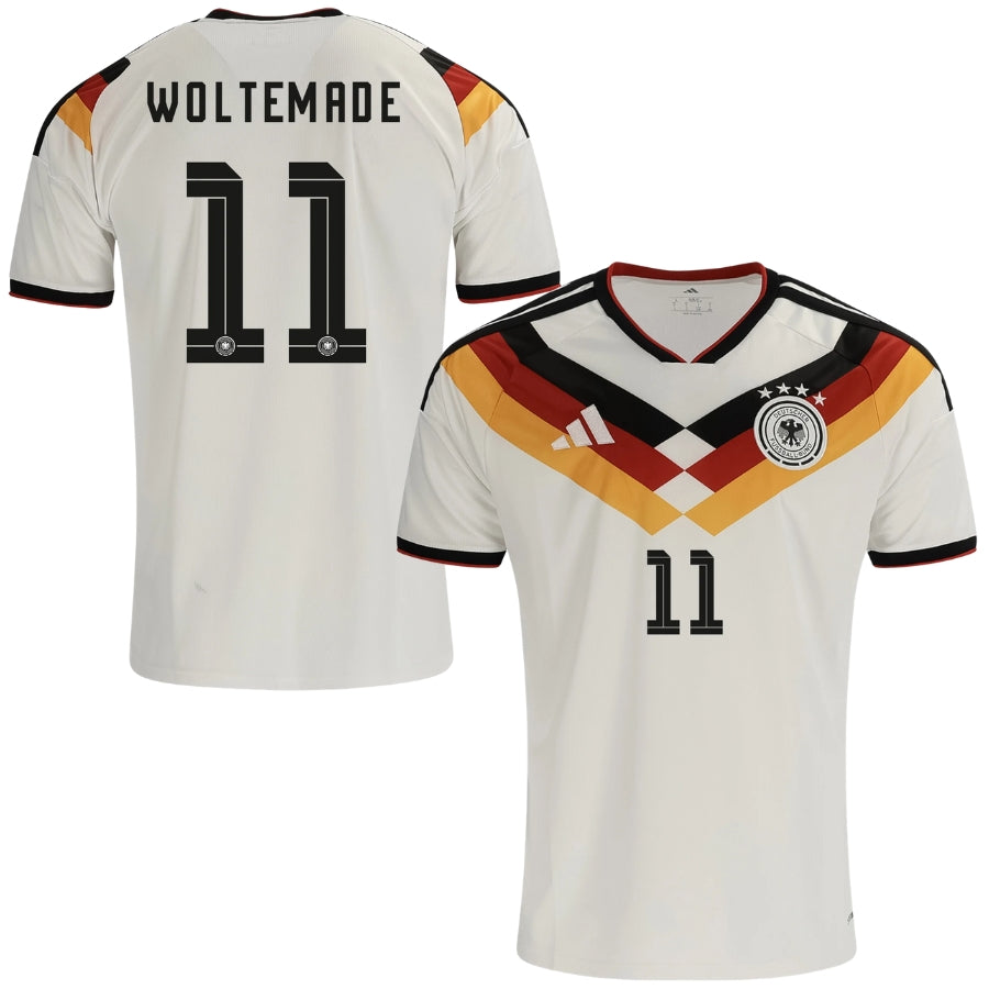 Deutschland Heimtrikot Woltemade 11 Fan T-Shirt WM 2026
